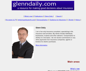 glenndaily.com: Glenndaily.com -- a resource for making good decisions about insurance
a resource for making good decisions about insurance