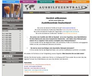 aushilfezentrale.de: Haushaltshilfen & Aushilfen - Vermittlung & Agentur - Ihr Nebenjob online
Aushilfen gesucht - hier finden Sie eine Datenbank von Aushilfen, Zugehfrauen, Handwerkern, Nachhilfelehrer oder dem Weihnachtsmann.
Suchen Sie in bundesweiten Teilzeitarbeit- & Nebenjob-Angeboten, wir beraten Sie gerne!