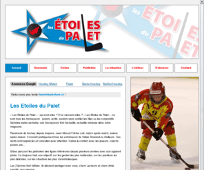 lesetoilesdupalet.ch: lesetoilesdupalet.ch | Les Etoiles du Palet, hebdomadaire du hockey valaisan des ligues inférieures
Hebdomadaire du hockey valaisan des ligues inférieures