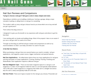 a1-nail-guns.com: Nail Gun Reviews and Comparisons
Nail gun Reviews. Click to check out my detailed reviews of the nail guns. Compare before you buy.