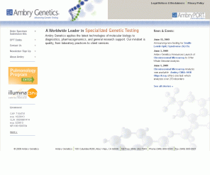 ambrygen.com: Ambry Genetics - Genetic Testing for Cystic Fibrosis, Pancreatitis, Pulmonary Disease, Pharmacogenomics, Research
