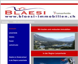 blaesi-immobilien.ch: Blaesi Immobilien AG Lenzerheide
Immobilienverkauf in der Region Lenzerheide / Valbella