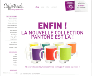 coffee-trends.com: Tasses à café et tasses expresso design et originale | Coffee Trends
Bienvenue chez Coffee Trends, le spécialiste de l'accessoire café design ! Vous trouverez chez Coffee Trends tout le nécessaire pour mettre en valeur votre café : tasses à cafés et tasses expresso originales et design, cuillères, mugs, ...