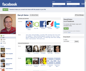 darryll.co.uk: Incompatible Browser | Facebook
 Facebook is a social utility that connects people with friends and others who work, study and live around them. People use Facebook to keep up with friends, upload an unlimited number of photos, post links and videos, and learn more about the people they meet.