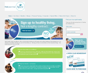 spirithealthclubs.co.uk: Spirit Health Clubs
Spirit Health Clubs for health and fitness, sports and health and beauty treatments.