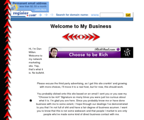 danmillen.com: Welcome to My Business
Enter a brief description of your site here