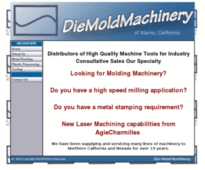 diemoldmachinery.com: Die/Mold Machinery Main Page
Die/Mold Machinery home page. Source for High Quality Machine Tools in Northern California and Nevada.