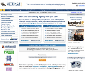 lettings-opportunity.com: Starting a Letting Agency, Becoming a Letting Agent, How to Start a Letting Agency
The cost effective way of starting a letting agency and becoming a letting agent. Learn how to start a Letting Agency quickly and easily