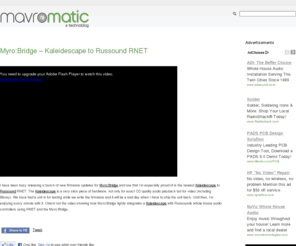 mavromatis.com: MAVROMATIC | a technoblog
..Just found out about the Video Experimenter shield (via hackaday) created by Nootropic Design.   I\'ve been looking for something like this for my screen masking controller project.  One has been ordered and will report back once I make some progr...