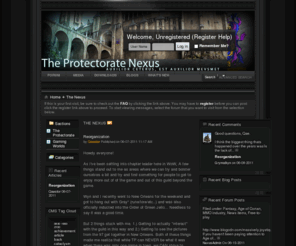 protectorateguild.org: Protectorate Nexus - The Front Page
vBulletin 4.0 Publishing Suite with CMS