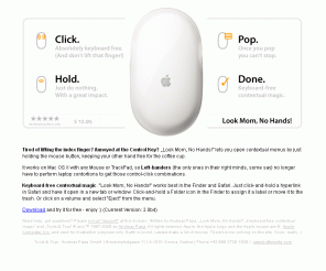 toolsandtoys.com: „Look Mom, No Hands!” Keyboard-free Contextual Magic
