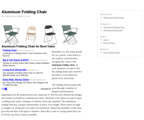 aluminumfoldingchair.org: Aluminum Folding Chair - Buying Guide - Discount Ads - Codes
Aluminum Folding Chair - Buying Guide - Discount Ads - Codes