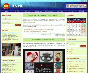 iesvic.cat: Institut de VIC (àrea pública)
Comunitat educativa