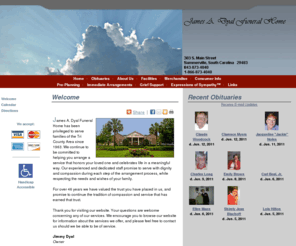 jamesadyal.com: James A. Dyal Funeral Home : Summerville, South Carolina (SC)
James A. Dyal Funeral Home provides complete funeral services to the local community.