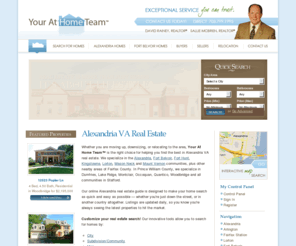 yourathometeam.net: Alexandria VA Real Estate: Alexandria & Fort Belvoir Homes for Sale
Search for Alexandria VA homes for sale using our interactive mapping. Search all listings in the MLS, find homes and condos for sale in and around Alexandria VA at Your At Home Team