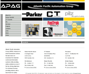 a-pag.com: APAG Alantic Pacific Automation Group
Alantic Pacific Automation Group (APAG) is dedicated to the cost effective supply of project managment, engineering and consultancy, support and remote services, installation and commissioning, plant and equipment upgrades, safety risk assessment and audits, spare parts and repairs, training