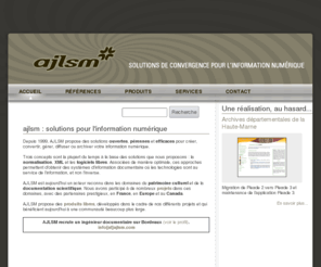 ajlsm.com: ajlsm : solutions pour l'information numérique | AJLSM
