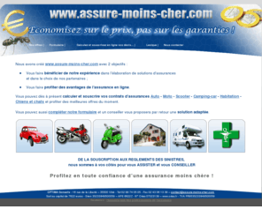 assure-moins-cher.com: Optima Conseils - Courtier en assurance pour particuliers
OPTIMA Conseils, assure-moins-cher, courtier en assurance spécialiste de l’assurance des particuliers au meilleur prix. Toutes assurances. Devis et souscription en ligne. Réponse sous 48h. Tarifs très concurrentiels.  Expérience, Compétence, Professionnalisme, Réactivité, Conseil, Savoir-faire. Vitré, Ille et Vilaine, Mayenne.  