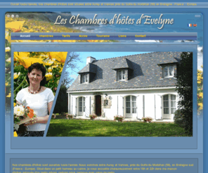 chambresdhotes-lomelec.com: chambres d'hôtes entre Auray et Vannes, près du golfe du Morbihan (56) en Bretagne
Evelyne Le Mero vous accueille chaleureusement dans ses chambres d'hôtes toute l'année pour vos séjours en Bretagne sud, dans le morbihan (56). Nous sommes proches de Vannes, Auray, Carnac, la trinité sur mer, le golfe du morbihan, de la ria d'etel.'