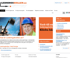 ledningskollen.com: Gratis och enkel ledningsanvisning / kabelanvisning för alla - en fråga når alla som är med.
Ledningskollen.se är en webbtjänst som underlättar kabelanvisning och ledningsanvisning. Tjänsten ger dig som planerar att gräva besked om vem som har olika typer av infrastruktur nedgrävd på platsen. Tjänsten fungerar för alla som planerar att gräva, schakta eller spränga på en specifik plats.