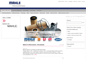 mahleaftermarket.com: MAHLE | MAHLE Aftermarket
As our customers’ innovative supply partner, we offer an extensive spare part range in original equipment quality for the Aftermarket. Hence, commercial partners, repair shops, and engine rebuilders worldwide have a broad product range available for maintenance and engine repair.