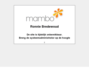 ronniebredewoud.biz: Ronnie Bredewoud - Offline
