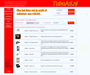 turboad.nl: De snelste advertentie site!
De snelste advertentie site.