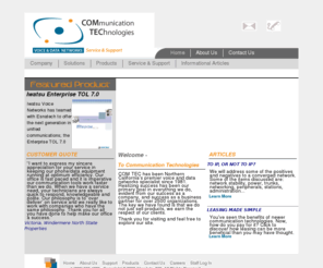 comtecsys.com: Welcome To Communication Technologies
