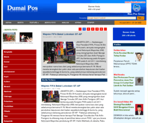 dumaipos.com: Dumai Pos :: the future newspaper
Website berita dari kota Dumai