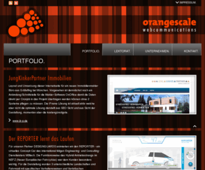 pontow.net: orangescale webcommunications | Webdesign Augsburg
orangescale webcommunications - Design, Beratung/Konzeption, Programmierung & Suchmaschinenoptimierung SEO. Webdesign Stadtbergen/Augsburg
