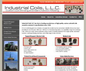 indcoils.com: Tapped wrapped, Electric coils, Molded Coils, Printed Circuit Board Components | Industrial Coils L.L.C.
Industrial Coils LLC, has been a leading manufacturer of high quality custom solenoid coils wound to customer\\\\\\\\\\\\\\\\'s specifications since 1948.