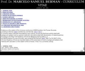 marcelosamuelberman.org: Marcelo Samuel Berman
Prof. Dr. MARCELO SAMUEL BERMAN CURRICULUM VITAE