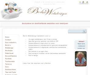 berntwebdesign.nl: Een nieuwe websitebouwer, website of webdesign nodig?
Nieuwe websitebouwer, website of webdesign nodig? website laten ontwikkelen, bouwen en onderhouden. Uw webmaster en webdesignburo voor restyling, layout, zoekmachine/optimalisatie (seo)