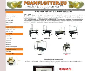 foamplotter.eu: LYNX foam cutters, foam plotters. Made in Poland best quality foam cutting plotters.
LYNX foam cutters, foam plotters. Made in Poland best quality foam cutting plotters.