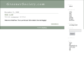 greenersociety.com: GreenerSociety.com
