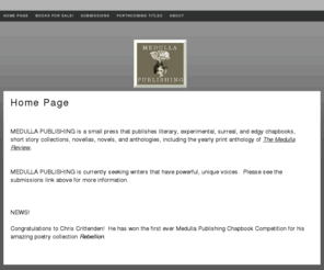 medullapublishing.com: Home Page
Home Page