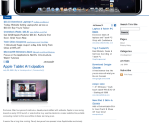 tabletapple.com: Apple Tablet
Apple Tablet's at AMAZING discounts!