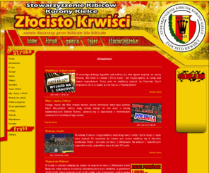 zlocisto-krwisci.pl: MKS-Korona-Kielce.pl - Portal sympatyków Korony Kielce
Portal kibiców Korony Kielce o złocisto-krwistej drużynie i Stadionie Kielce.