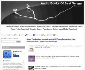 audiobooksofbestsellers.com: Popular Audioboooks on Ebay.com - AudiobooksOfBestsellers.com!
