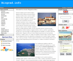 biograd.co.uk: Biograd.info - Početna
Grad Biograd na Moru - kraljevski grad s kornatskim arhipelagom u centru Jadrana