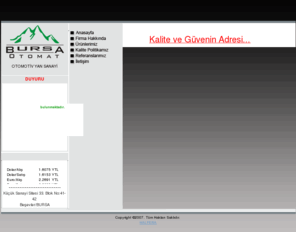 bursaotomat.net: .:BURSA OTOMAT:.
