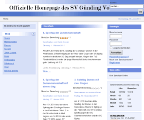 guending-volleyball.com: Offizielle Homepage des SV Günding Volleyball
Offizielle Homepage des SV Günding Volleyball