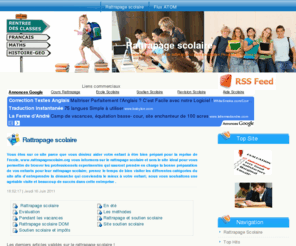 rattrapagescolaire.org: Rattrapage scolaire
Votre enfant à des difficultées en classe et vous souhaiteriez l'aider dans ses études scolaires et universitaire www.rattrapagescolaire vous conseille et vous guide auprès des professionnels du rattrapage scolaire disponibles sur le web ! Quest-ce que le rattrapage scolaire ? 