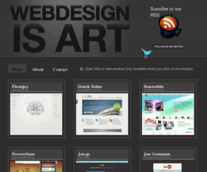 webdesign-is-art.com: Webdesign is art ! Only the best of the best Webdesign
