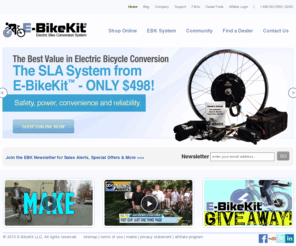 e-bikeforum.com: E-BikeKit™ - Electric Bike Conversion Kit System
The E-BikeKit™ Electric Bike Conversion Kit System empowers you to easily convert your own conventional bike into a battery-powered electric bicycle with our high quality electric bike kit.