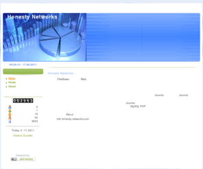 honesty-networks.com: Honesty Networks
Honesty Networks,オネスティネットワークスは、中小規模の企業・団体を対象として、既存業務のシステム化についてコンサルティングを行い、システム開発から導入まで一貫して行います。