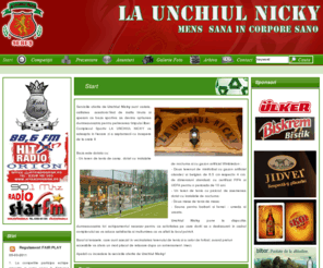 launchiulnicky.ro: La Unchiul Nichi - Sport Club Sebes -
Baza sportiva LA UNCHIUL NICKY ,situata in municipiul Sebes judetul Alba a ajuns in scurt timp de la inaugurare principala atractie pentru iubitorii fotbalului, tenisului cu piciorul, tenisului de camp, ping-pong-ului si nu numai. Barul si terasa precum si terenurile dotate modern, ofera cu siguranta, clipe unice