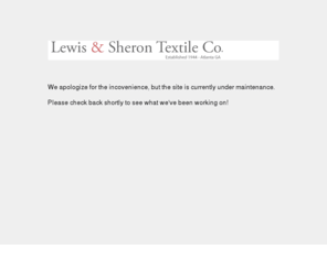 lewissheron.com: Atlanta Fabric Store - Lewis and Sheron Fabrics
Atlanta Fabric Store, Lewis and Sheron Fabrics is dedicated to bringing you the highest quality fabric in Atlanta.  We believe we have the best fabric selection in Atlanta and our customer service is unparalleled.