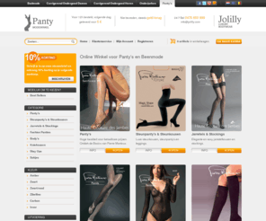 pantymodewinkel.be: Panty's - Beenmode | Jolilly Bodywear
Ontdek hier de luxe panty's en beenmode van Pierre Mantoux. Online te koop bij Jolilly Bodywear. Snel geleverd bij u thuis. Niet tevreden, geld terug.