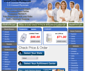 prescribetoday.com: Prescribetoday.com Tramadol 180 tablets only 97.00 -- Re-orders 93.00! Fioricet, Rozerem, More!
